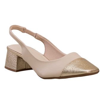 Scarpin-Creme-e-Dourado-Salto-Bloco-Calce-Facil-|-Comfort-Tamanho--34---Cor--AVEIA-0